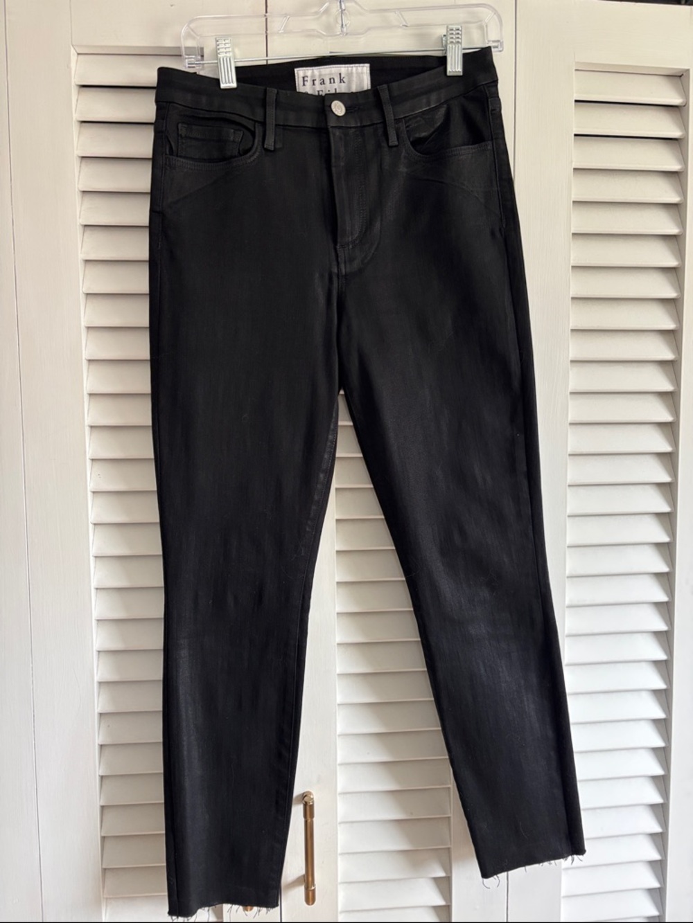Women’s frank & eileen waxed jeans sz 28